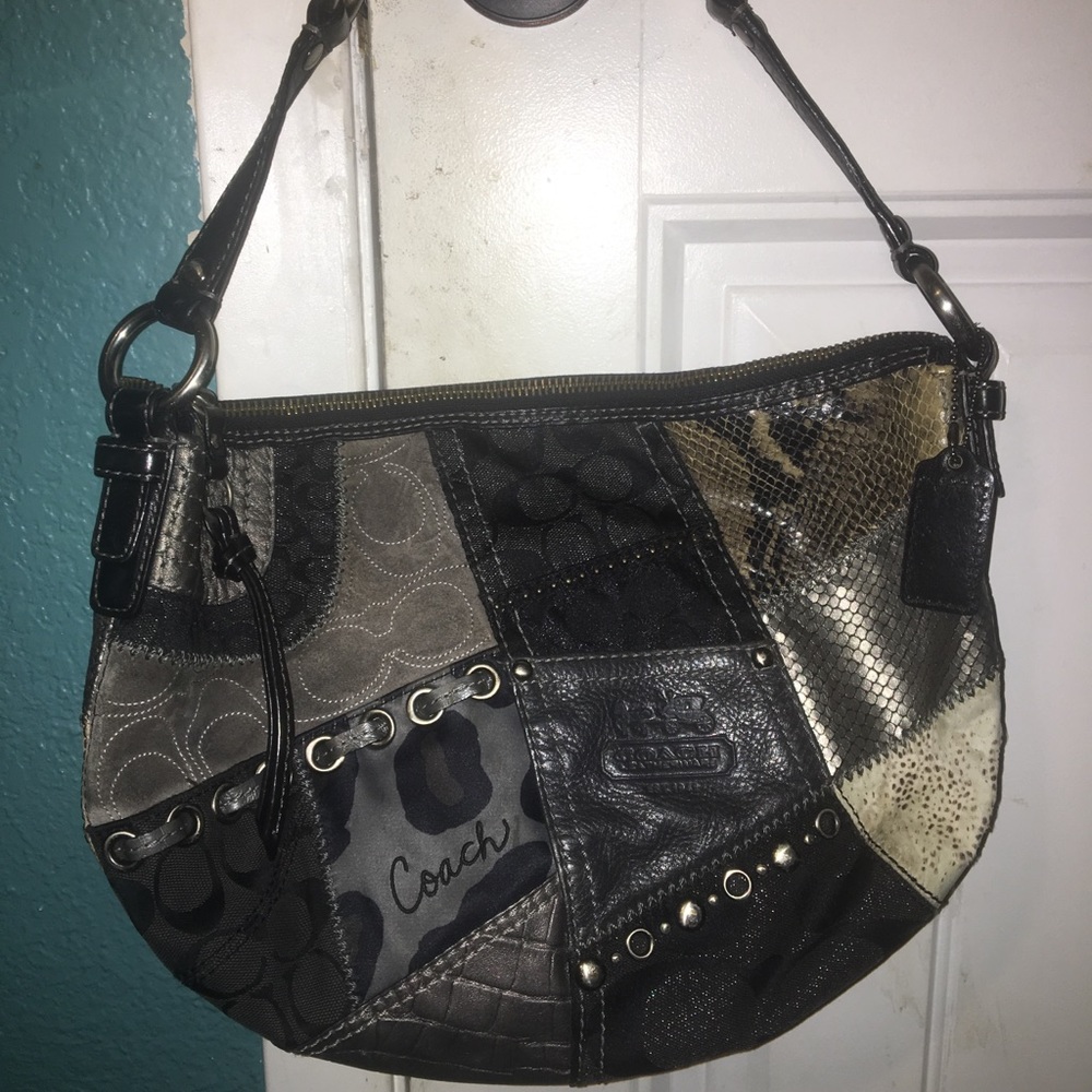 COACH PATCHWORK SHOULDER BAG